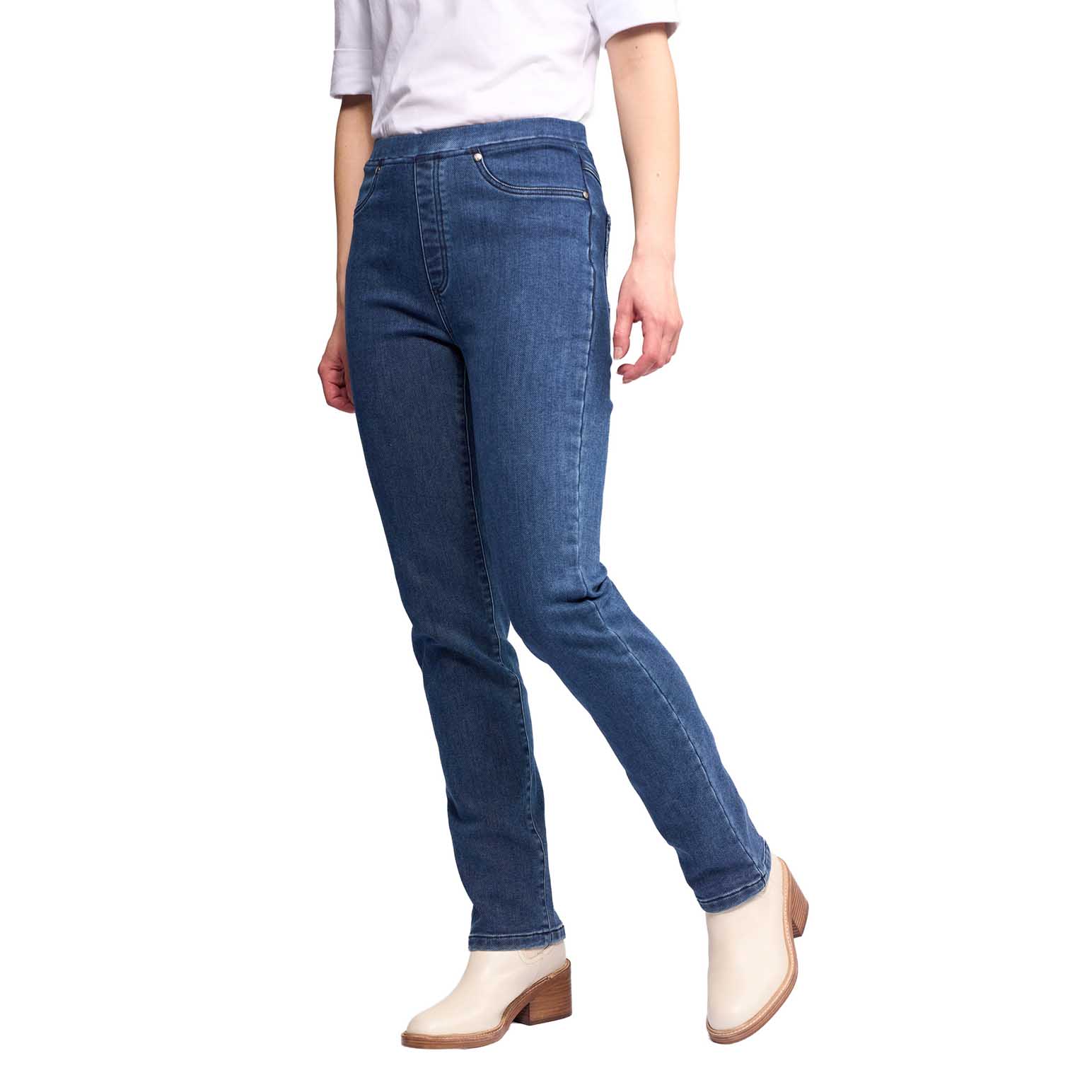Vassalli Bay Denim Pull On Pant